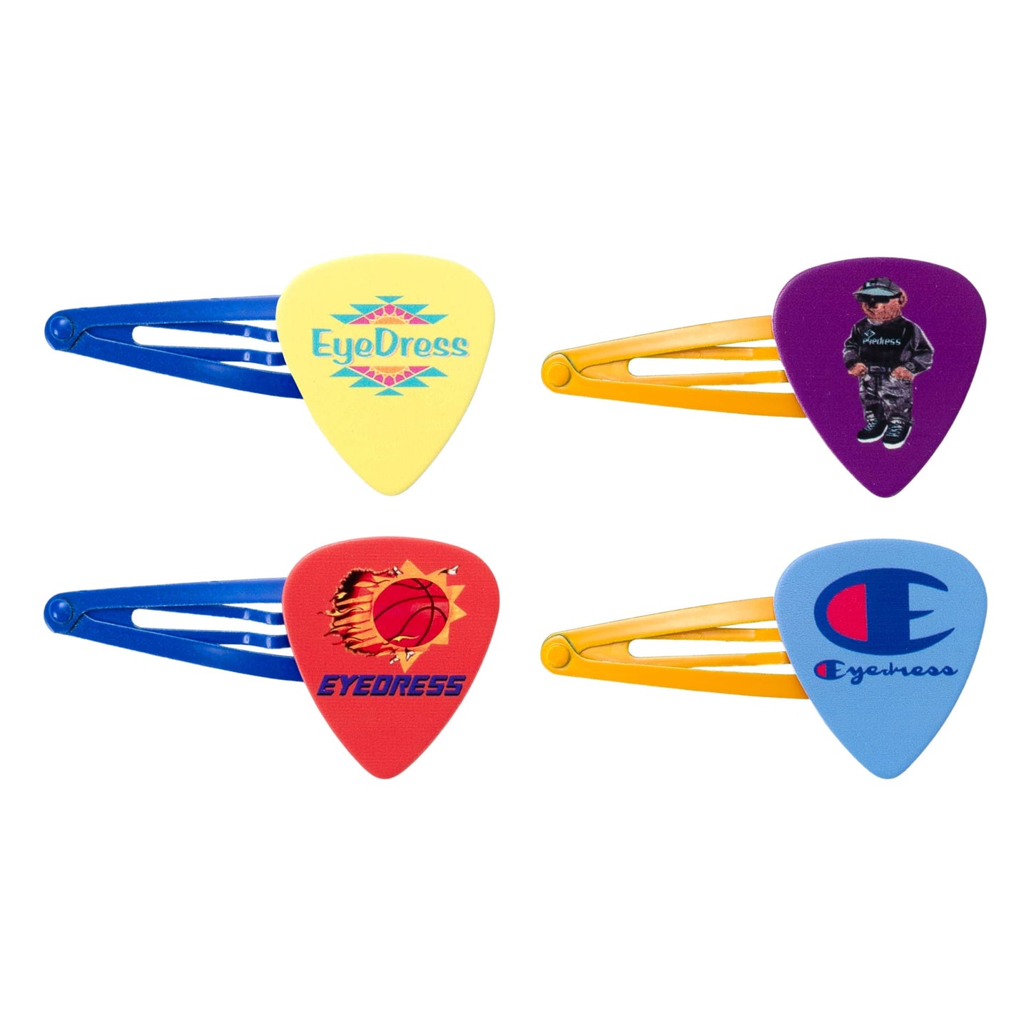 Eyedress Headwear Guitar Pick Hair Clips