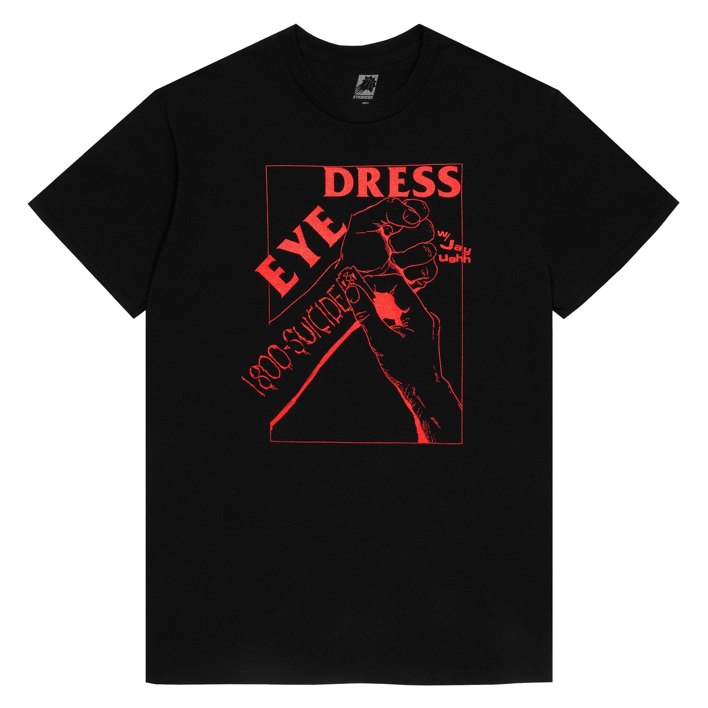 Eyedress Tops 1-800-SUICIDE (BLACK)