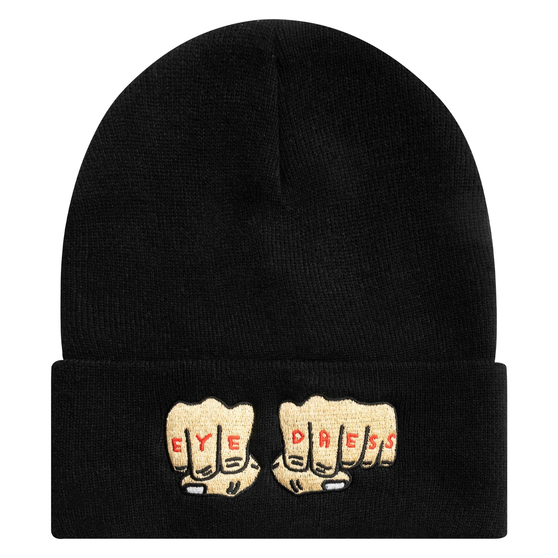 Eyedress Headwear One Size FIST BEANIE (BLACK)