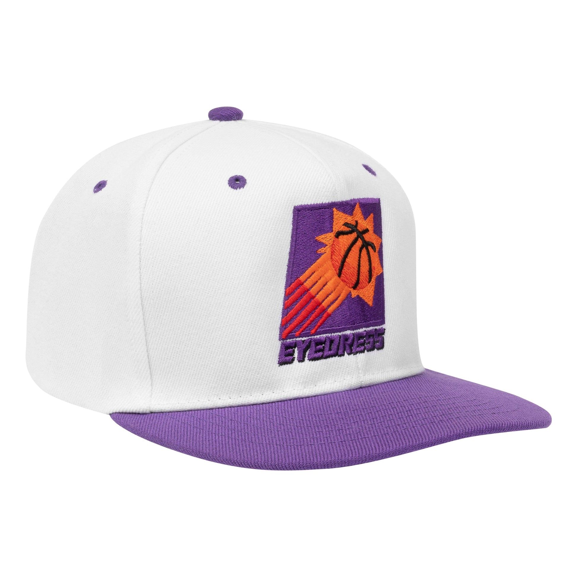 Eyedress Headwear White/Purple SUNS HAT
