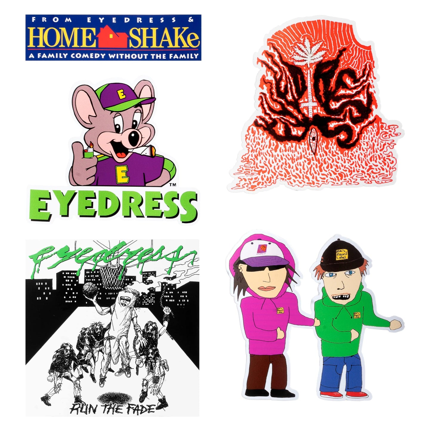 Eyedress Stickers PACK EYEDRESS STICKER PACK